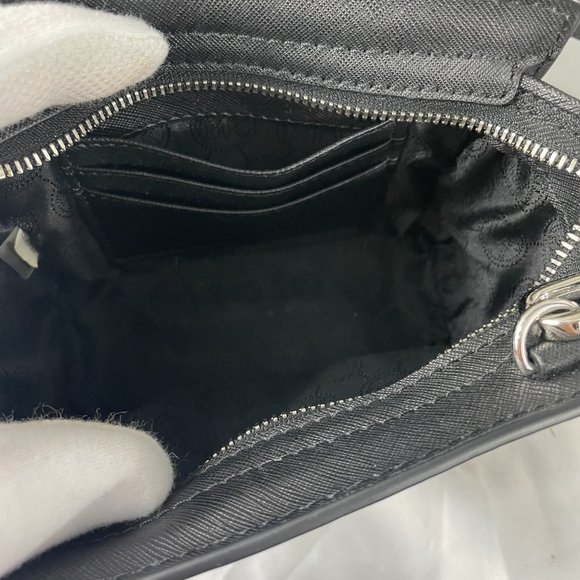 Michael Kors Selma Micro Studded Saffiano Leather Mini Messenger Bag - Picture 12 of 16